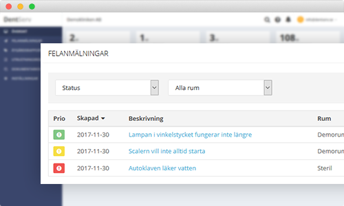 Automatiska felanmälningar